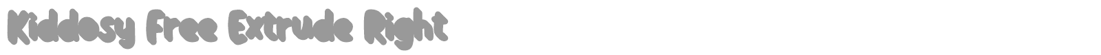 Kiddosy font preview